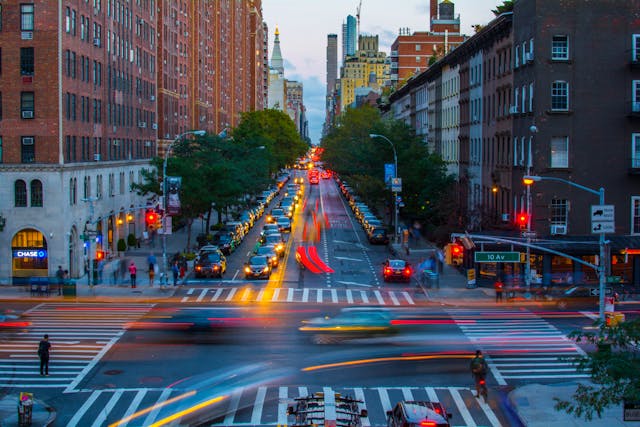 busy intersection