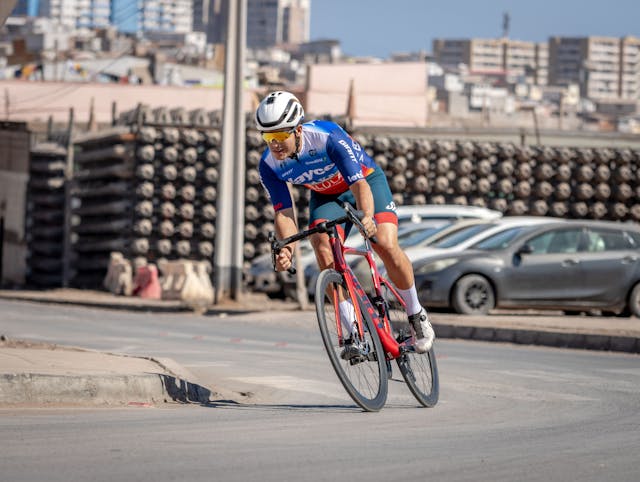 man riding bicycle